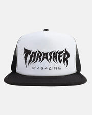 Thrasher - Metal Trucker Hat - Black / White / Black
