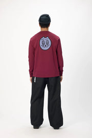 Airblaster - Nai Cat Long Sleeve T-Shirt - Burgundy