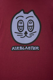 Airblaster - Nai Cat Long Sleeve T-Shirt - Burgundy