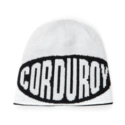 Corduroy - No Regrets Reversible Skully Beanie - Black