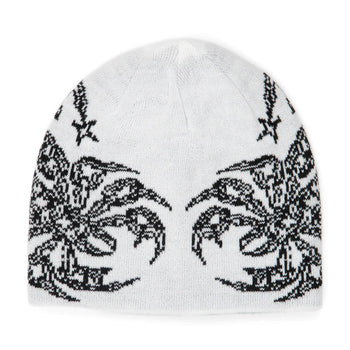 Corduroy - No Regrets Reversible Skully Beanie - White