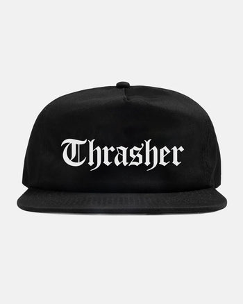 Thrasher - Spitfire The End Oath Snapback Hat - Black - Board Of Missoula
