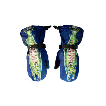 Salmon Arms - Overmitt 2 - Fish Paw Blue