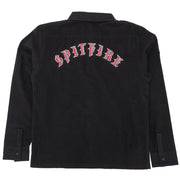 Spitfire - Old E Embroidered Flannel - Black