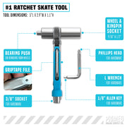 Prime8 - Triple Ratchet Lite Skate Tool