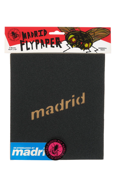 Madrid - Fly Paper Diecut Grip Tape - Black Madrid Cut