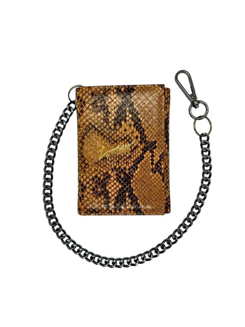 Loosey - Chain Wallet - Brown Snake - Board Of Missoula