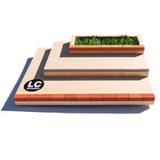 LC Boards - 3 Block Wood Plaza