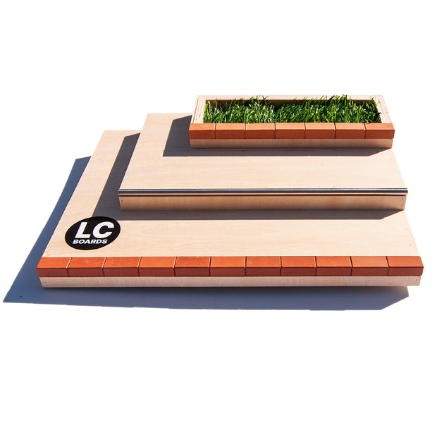 LC Boards - 3 Block Wood Plaza