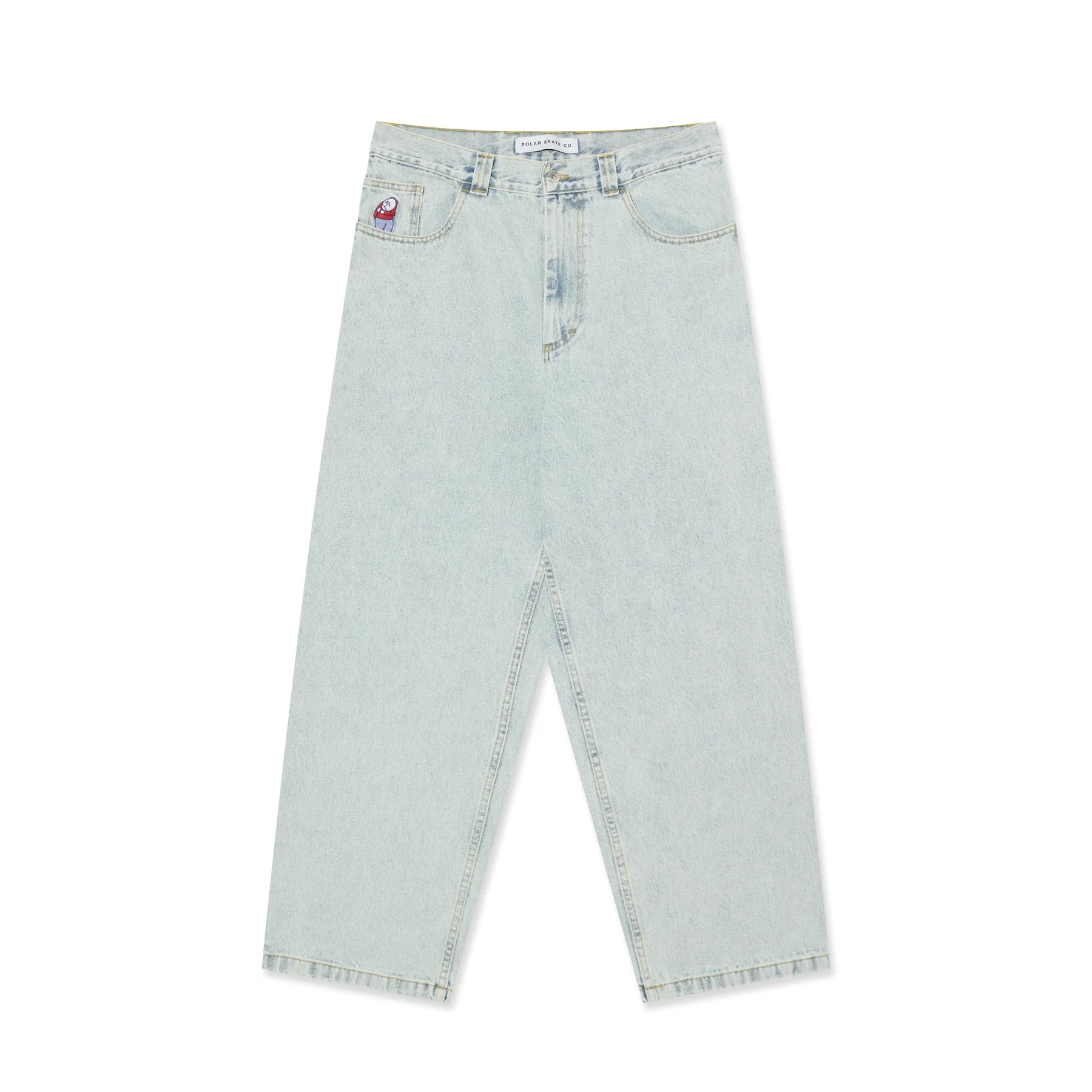 Polar Skate Co. - Big Boy Pants OG LOGO - Light Blue – Board Polar Skate Co. - Big Boy Pants OG LOGO - Light Blue – Board