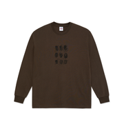 Polar Skate Co. - Sequence Long Sleeve T-Shirt - Brown