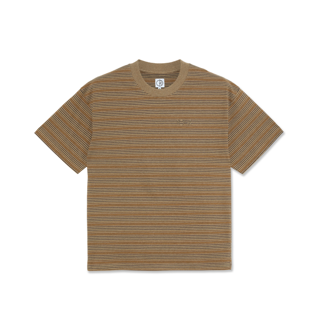 Polar Skate Co. - Stripe Surf T-Shirt - Camel