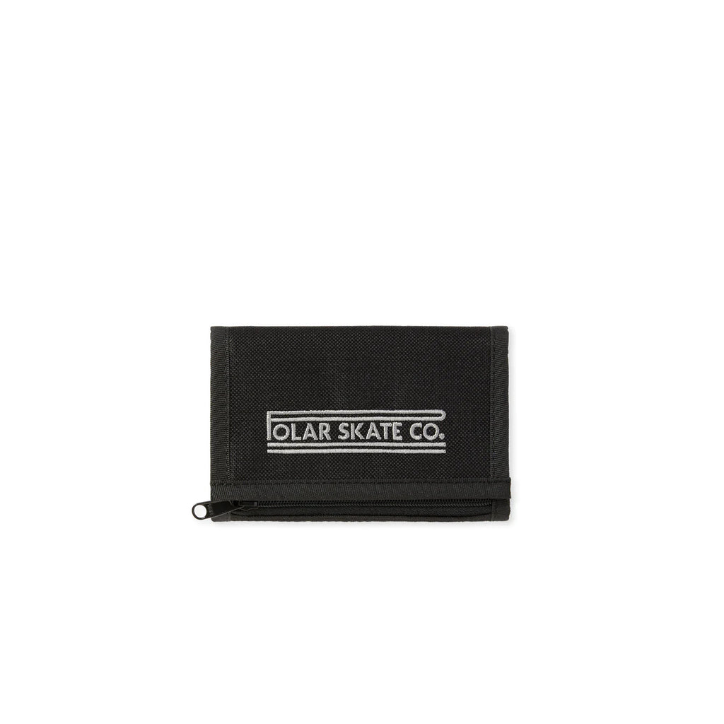 【POLAR SKATE CO.】Key Wallet Surf Logo Black Polar - Stretch Logo Key Wallet – Board Of Missoula