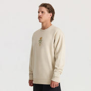 Roark - Enjoy Globe Crew Sweatshirt - Sand - Board Of Missoula