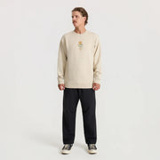 Roark - Enjoy Globe Crew Sweatshirt - Sand - Board Of Missoula
