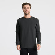 Roark - Well Worn Long Sleeve Thermal Shirt - Onyx