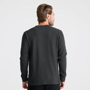 Roark - Well Worn Long Sleeve Thermal Shirt - Onyx