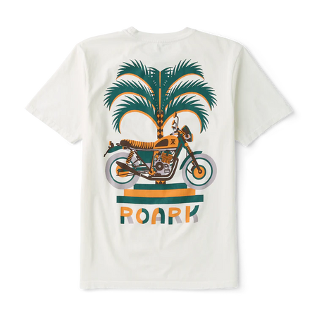 Roark - Moto Palm T-Shirt - Off White - Board Of Missoula