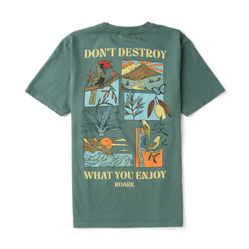 Roark - Enjoy T-Shirt - Slate Green - Board Of Missoula