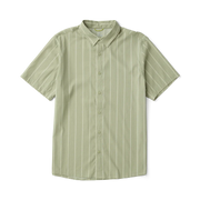 Roark - Bless Up Breathable Stretch Shirt - Sage Stripe - Board Of Missoula