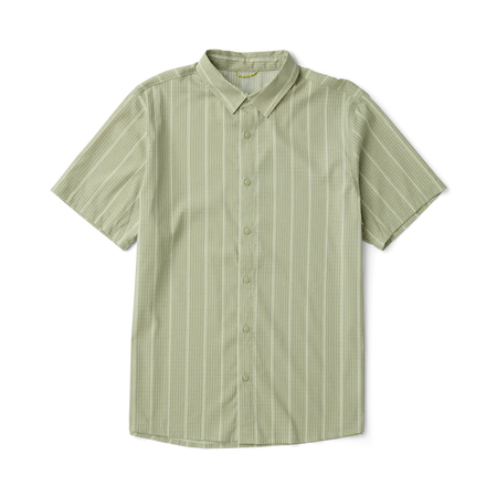 Roark - Bless Up Breathable Stretch Shirt - Sage Stripe