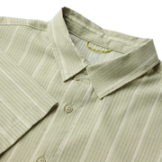 Roark - Bless Up Breathable Stretch Shirt - Sage Stripe - Board Of Missoula