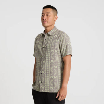 Roark - Gonzo Woven Button Up Shirt - Seafoam