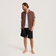 Roark - Crosswinds Woven Button Up Shirt - Coco Bean
