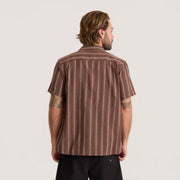 Roark - Crosswinds Woven Button Up Shirt - Coco Bean