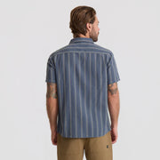 Roark - Crosswinds Woven Button Up Shirt - Neptune