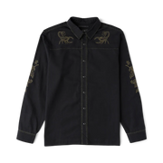 Roark - Ritual Range LS Button Up Shirt - Black - Board Of Missoula