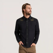 Roark - Ritual Range LS Button Up Shirt - Black - Board Of Missoula