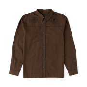 Roark - Ritual Range LS Button Up Shirt - Tobacco - Board Of Missoula