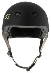 S1 Helmet Co - Lifer Helmet -  Black Matte / Tan Straps