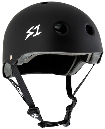 S1 Helmet Co - Lifer Helmet - Black Matte / Black Straps