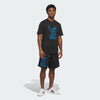 Adidas - Kogan Dog T-Shirt - Black / Lucid Ray Blue - Board Of Missoula