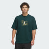 Adidas - Gonz Crusty T-Shirt - Aurora Ivy / Black - Board Of Missoula