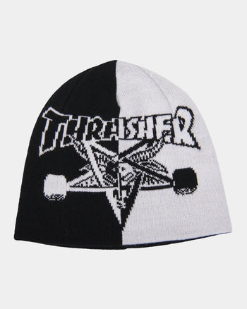 Thrasher - Skategoat Split Beanie - Black / White