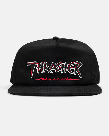 Thrasher - Slash Snapback Hat - Black