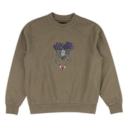 Welcome - Vortex Pigment-Dyed Crewneck - Brown