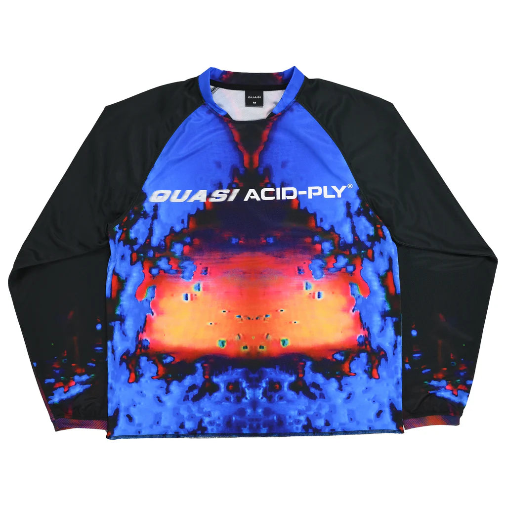 Quasi - Gasser Moto Jersey - Electric Blue – Board Of Missoula