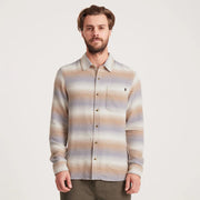 Roark - Crossroads Flannel - Stripe Bone