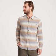 Roark - Crossroads Flannel - Stripe Bone