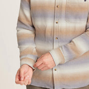 Roark - Crossroads Flannel - Stripe Bone