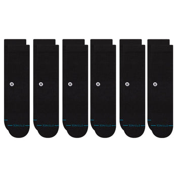 Stance - Core 6 Pack Crew Sock - Black