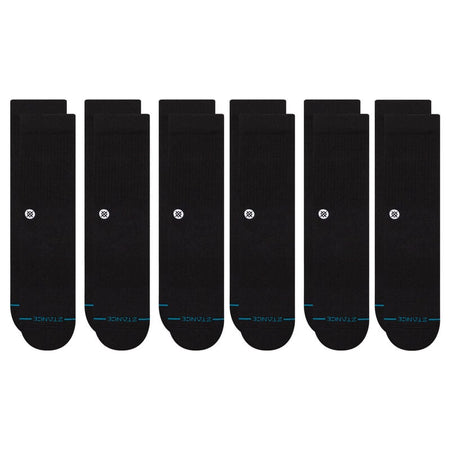 Stance - Core 6 Pack Crew Sock - Black