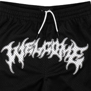 Welcome - Barb Mesh Short - Black