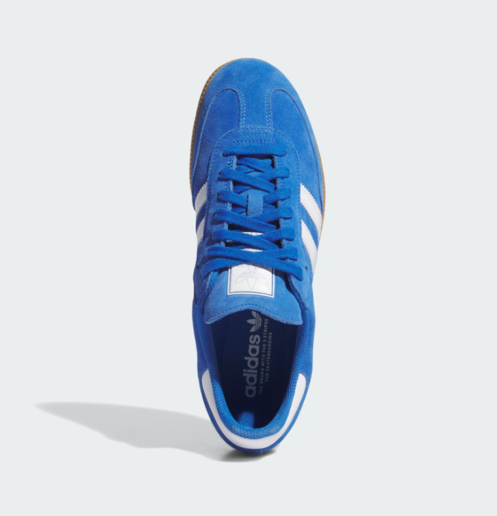 adidas Samba ADV Blue Bird / Cloud White / Gold Metallic 6.5