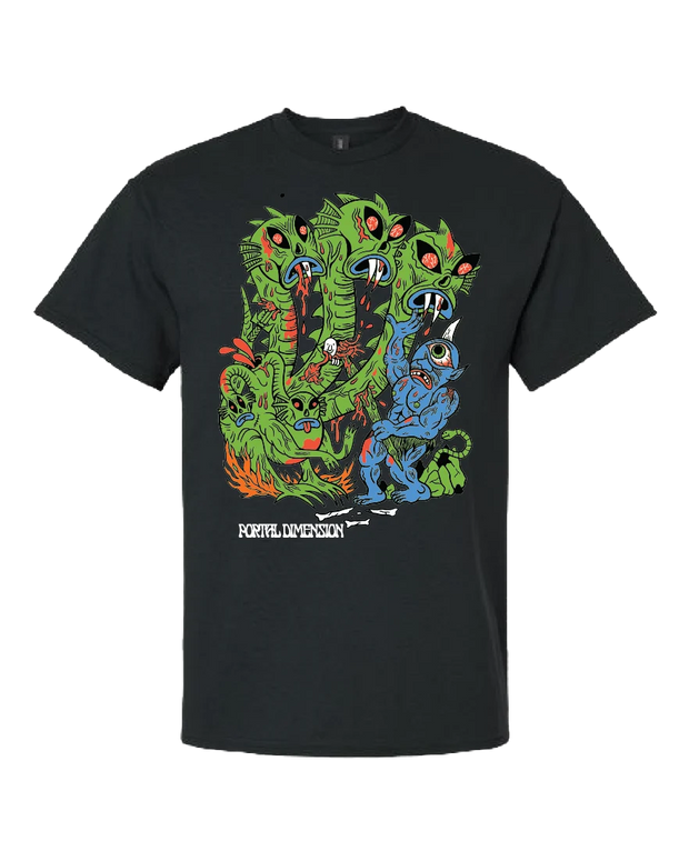 Portal Dimension - Serpent T-Shirt - Black