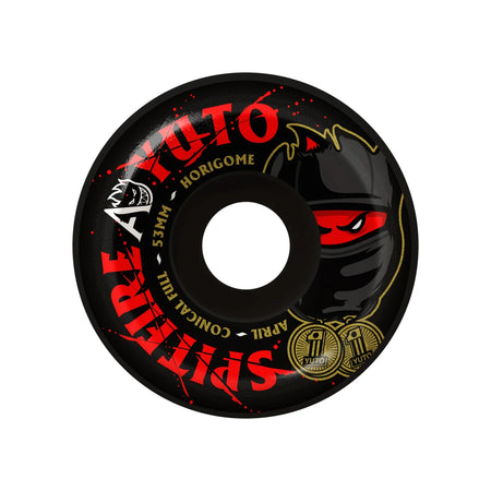 Spitfire x April Skateboards - F4 Yuto Horigome 99a - 53mm BLACK - Board Of Missoula